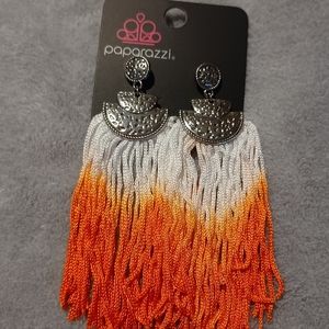 Paparazzi Orange Ombre Earrings